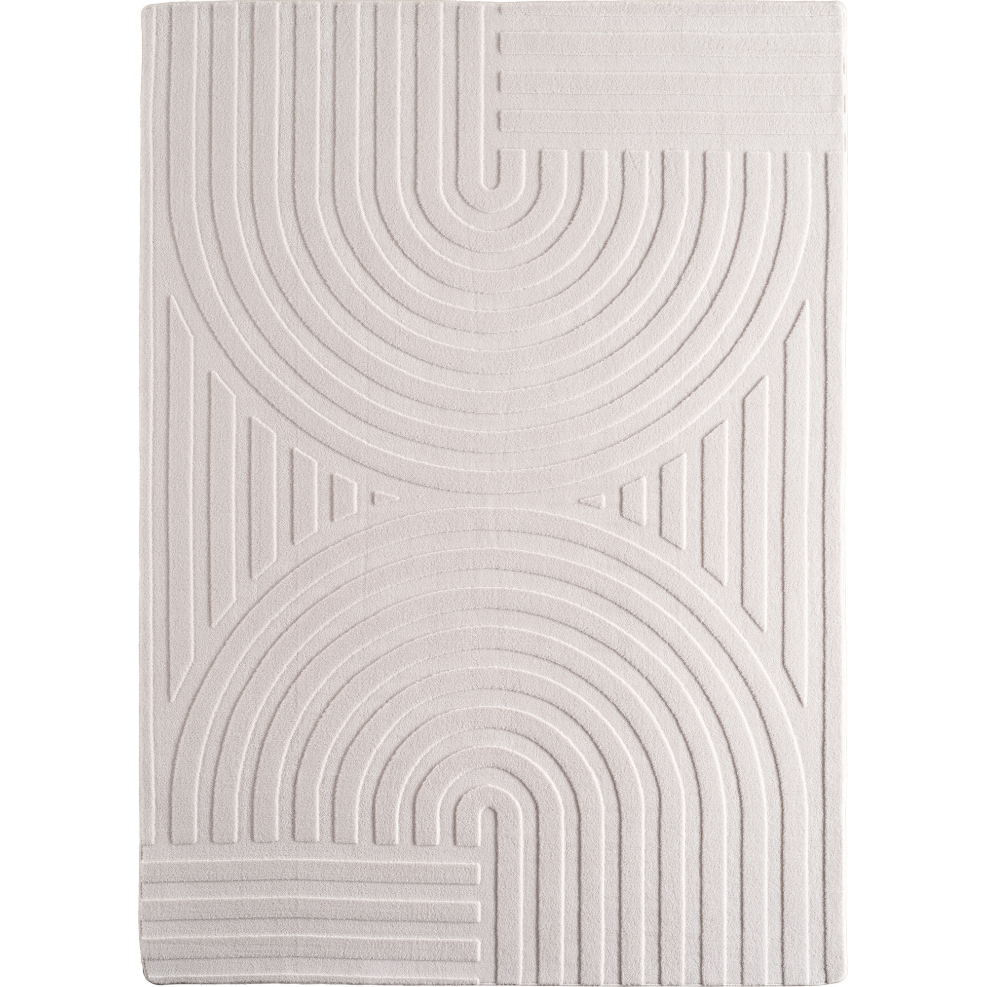 Pompei Uda koberec nízky vlas behúň 80x250cm krémová