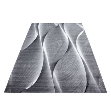 Parma Saty koberec nízky vlas obdĺžnik 160x230cm čierna