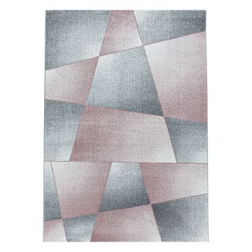 Rio Varie koberec vysoký vlas obdĺžnik 120x170cm ruža