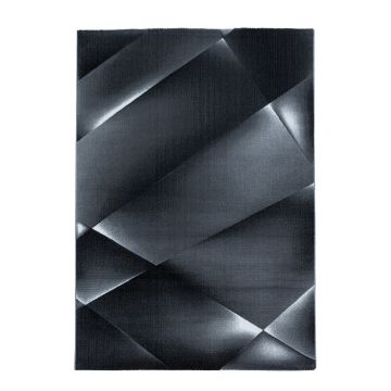 Costa Bary koberec nízky vlas behúň 80x250cm čierna