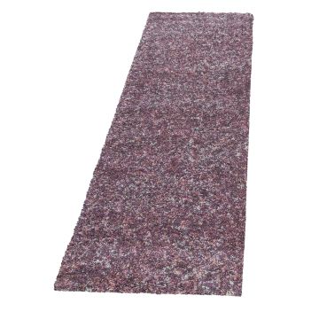 Enjoy Shaggy koberec vysoký vlas behúň 80x250cm ružová