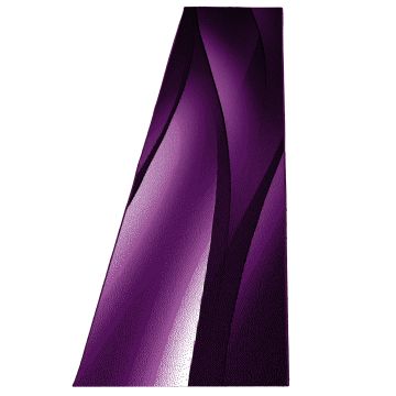 Plus Shadow koberec nízky vlas behúň 80x300cm lila