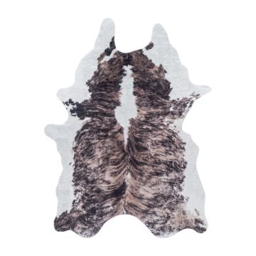 Etosha Dikdiky koberec protišmykové ploché tkanie obdĺžnik 150x200cm imitácia zvieracej kože hnedá