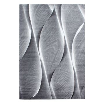 Parma Saty koberec nízky vlas obdĺžnik 280x370cm čierna