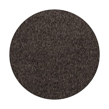 Nizza koberec slučkový vlas kruh Ø 160cm hnedá