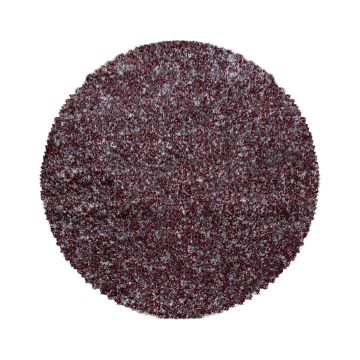 Enjoy Shaggy koberec vysoký vlas kruh Ø 80cm červená