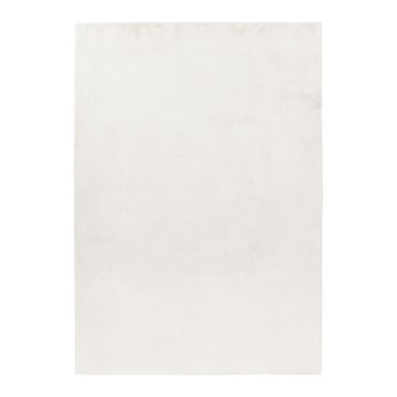 Pouffy koberec nadýchaný vysoký vlas behúň 80x250cm krémová