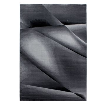Miami Hios koberec nízky vlas obdĺžnik 140x200cm čierna